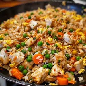 Garlic Chicken Fried Rice – EASY & FLAVORFUL