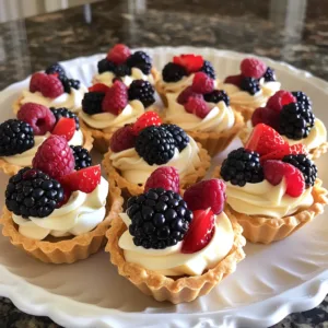 MINI Fruit Tartlets – EASY PARTY DESSERT