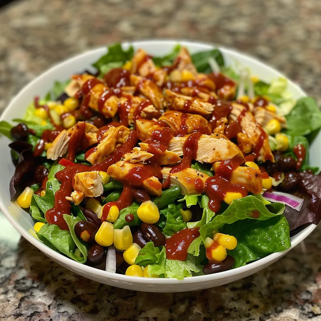 BBQ Ranch Chicken Salad – EASY & FLAVORFUL