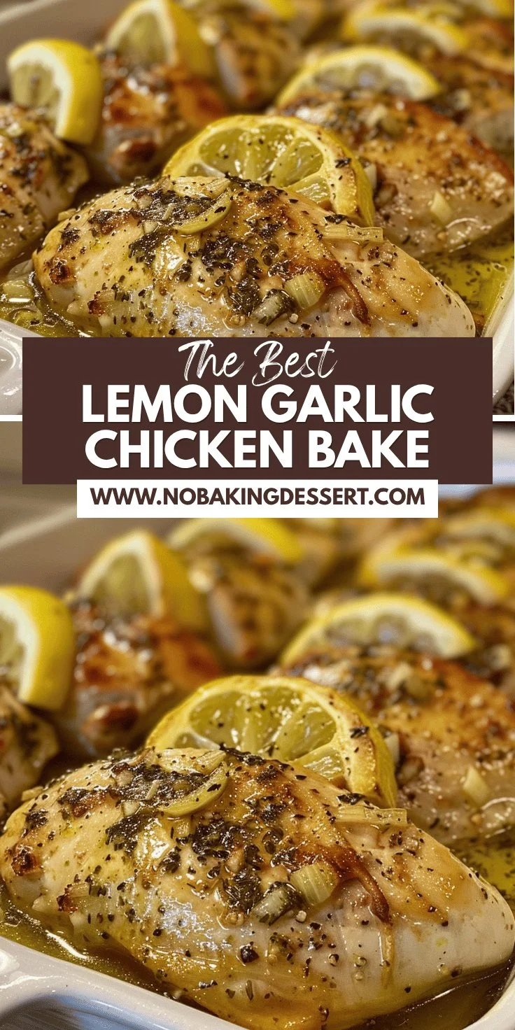 Baked Lemon Garlic Chicken
