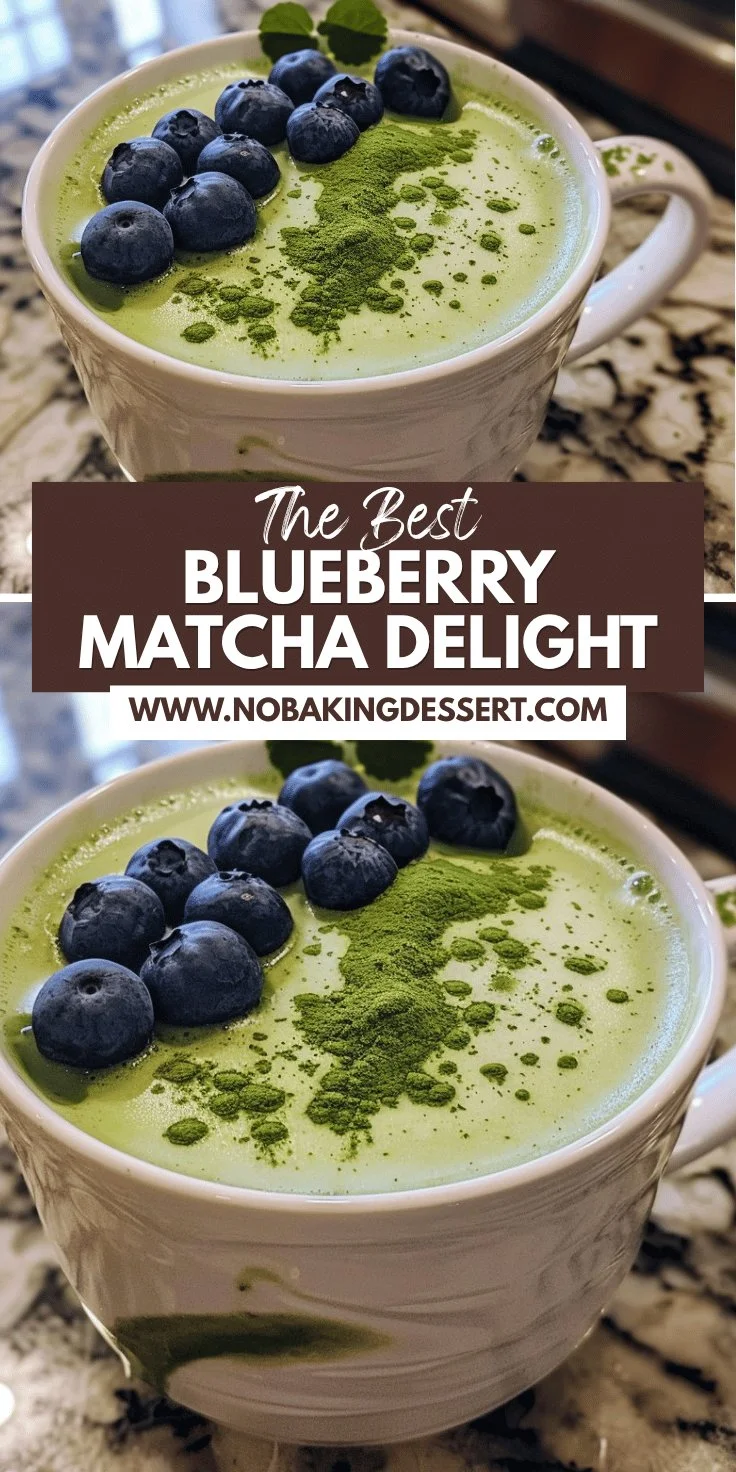 Blueberry Matcha Latte: Classic Recipe