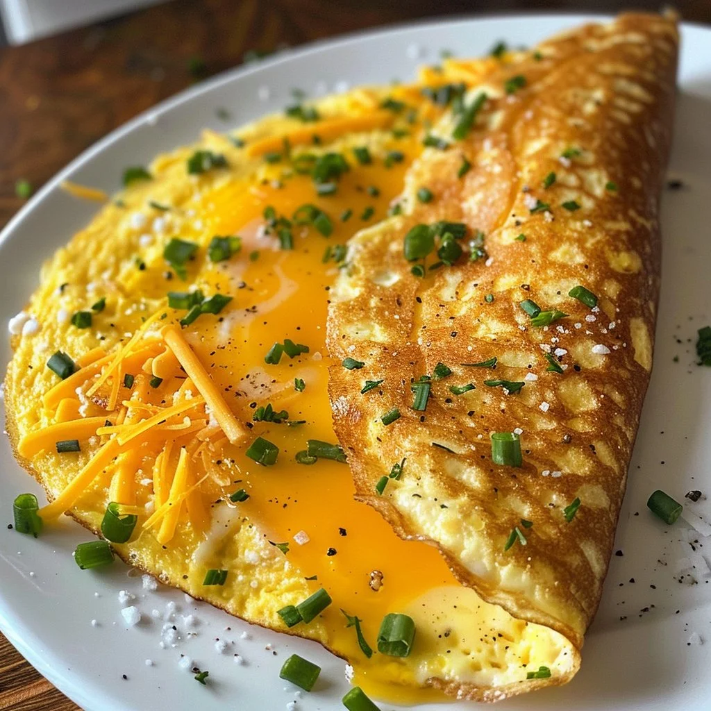 Classic Cheese Omelet: Easy and Fluffy