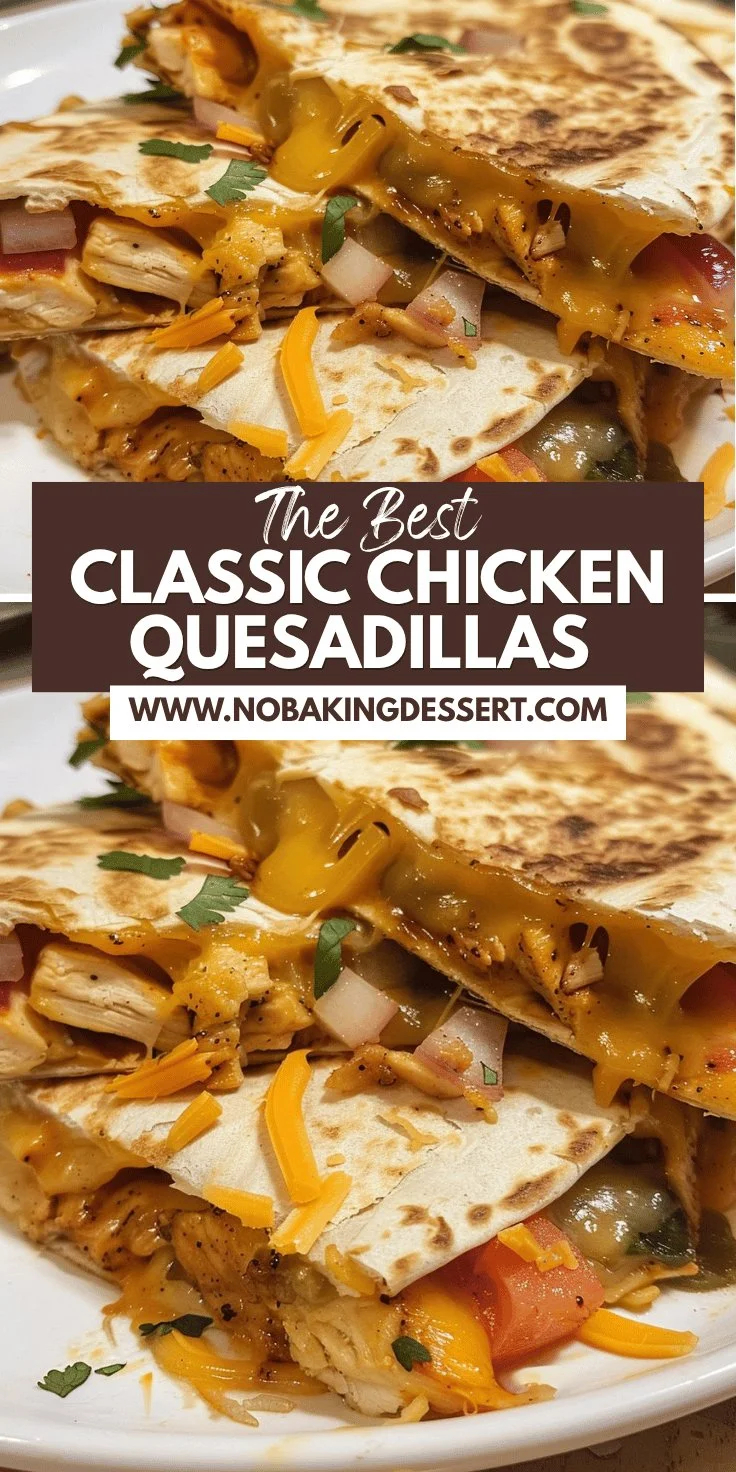 Classic-Style Chicken Quesadillas