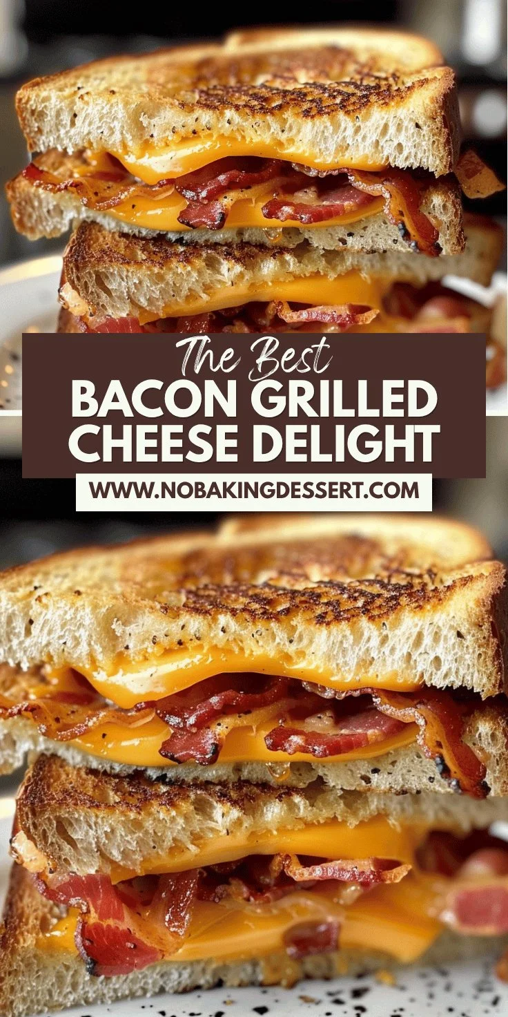 Grilled Cheese with Bacon Recipe