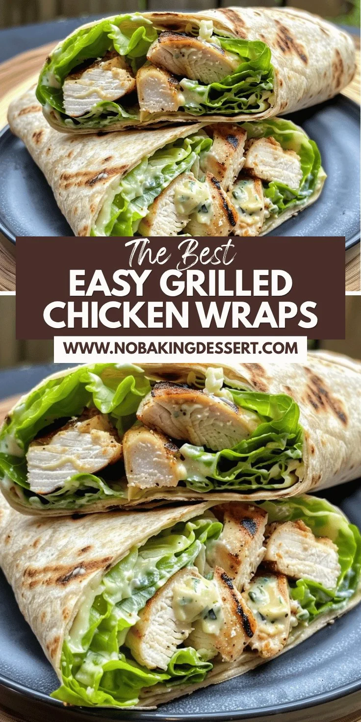 Grilled Chicken Caesar Wrap Recipe