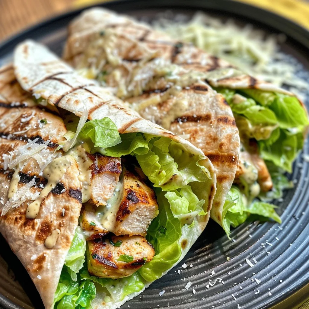 Grilled Chicken Caesar Wrap Recipe