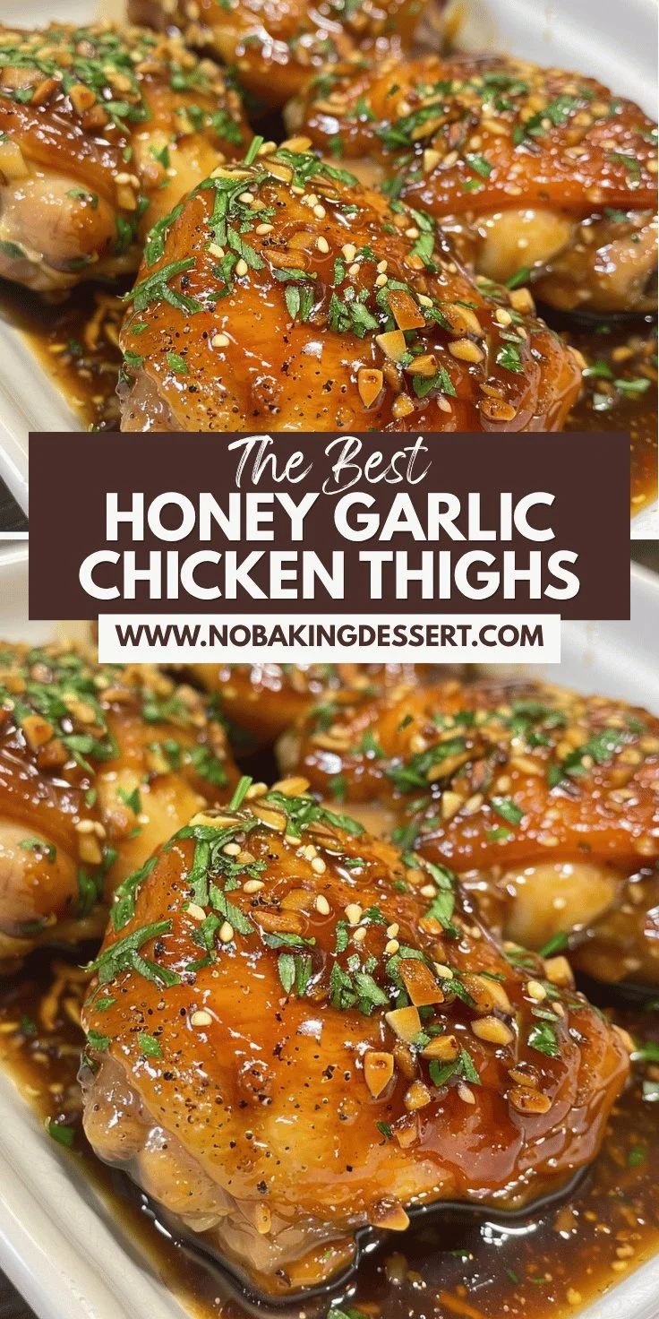 Honey Garlic Chicken Thighs in the Slow Cooker