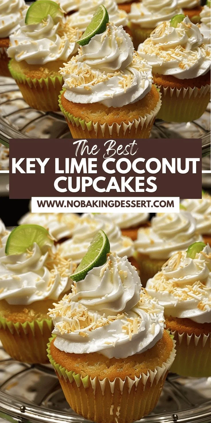 Key Lime Coconut Cupcakes Recipe