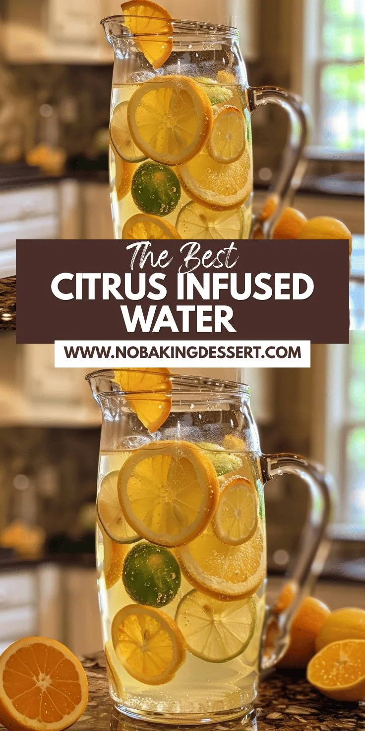 Lemon and Orange Infused Water Recipe