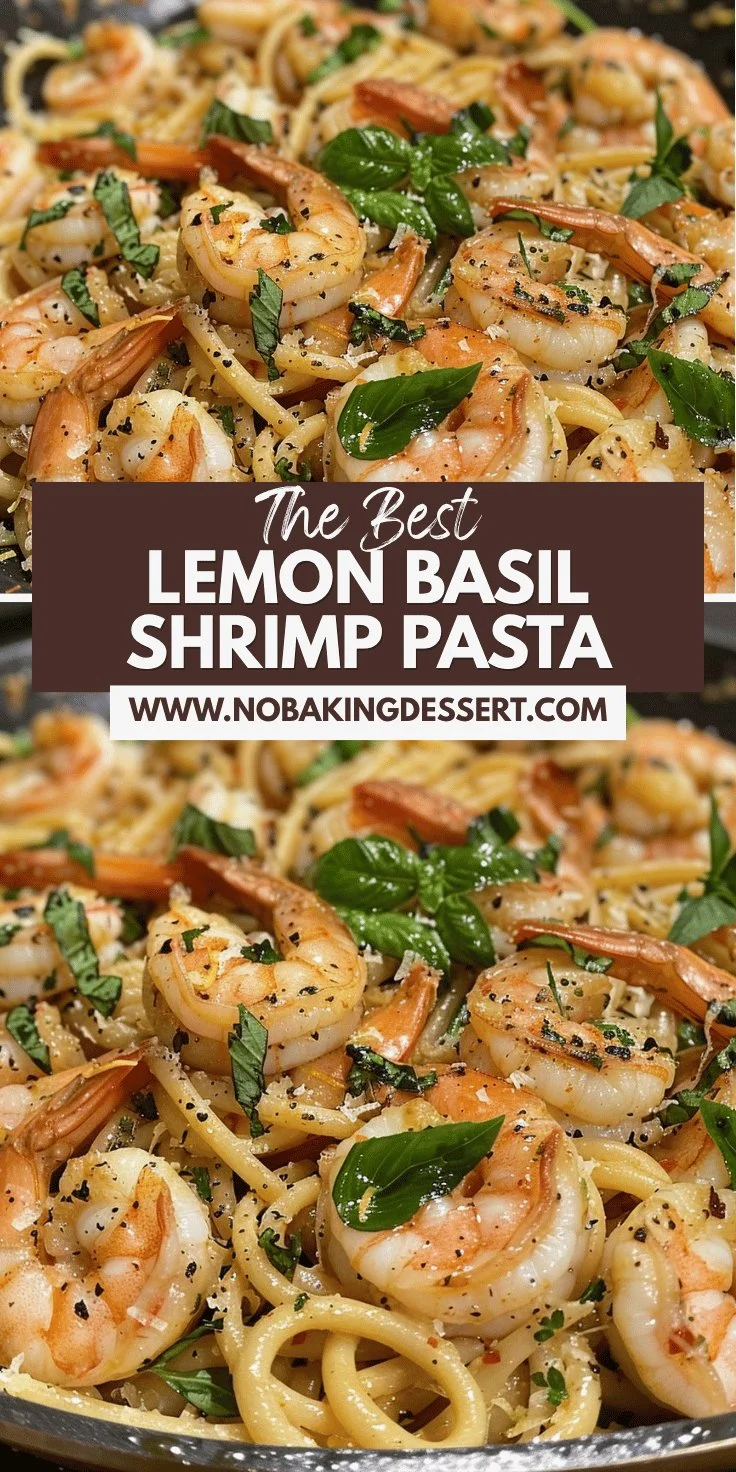 Lemon Basil Shrimp Pasta