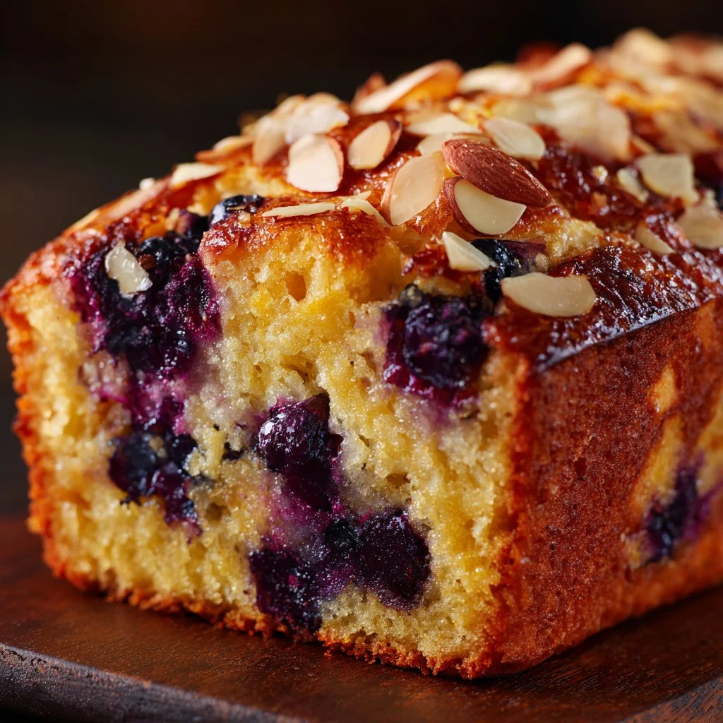 Lemon Blueberry Almond Mini Loaves Recipe