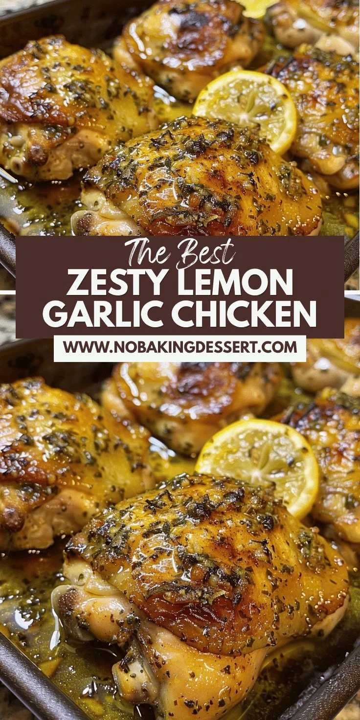 Lemon Garlic Chicken Thighs