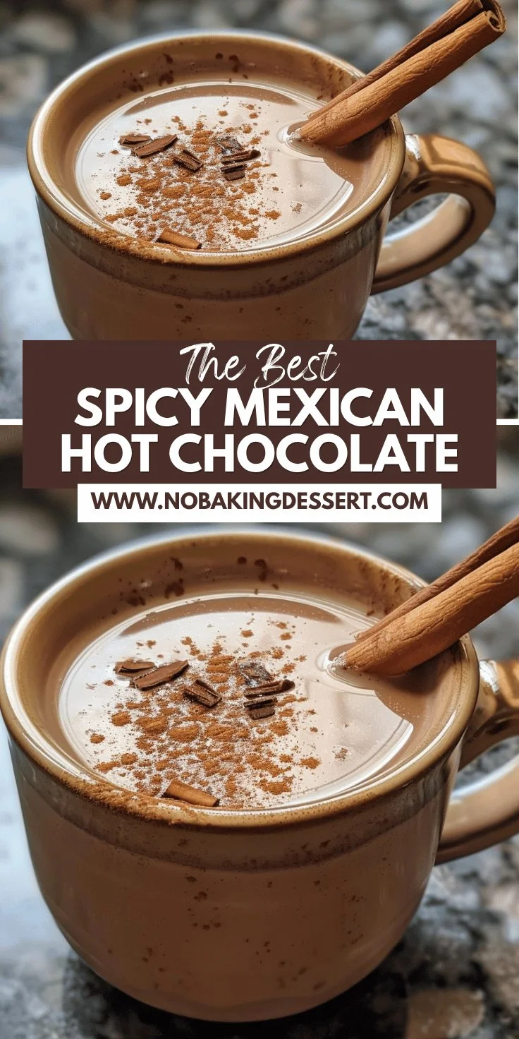 Mexican Hot Chocolate with Cinnamon and Chili