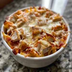 Pizza Bowl with Chicken Recipe 2 Delicious Pizza Bowl with Chicken recipe ready to serve.