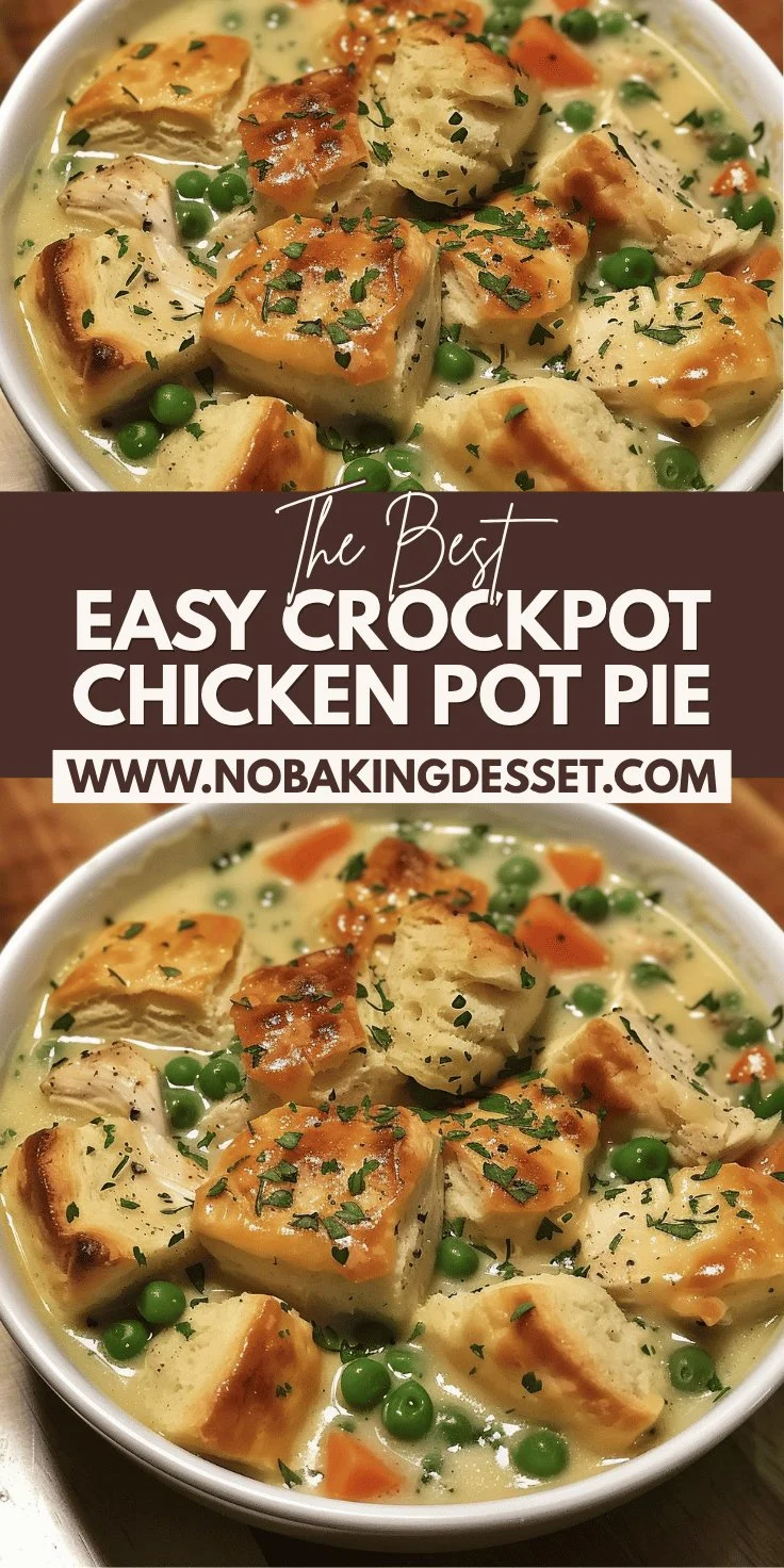 Slow Cooker Chicken Pot Pie Recipe
