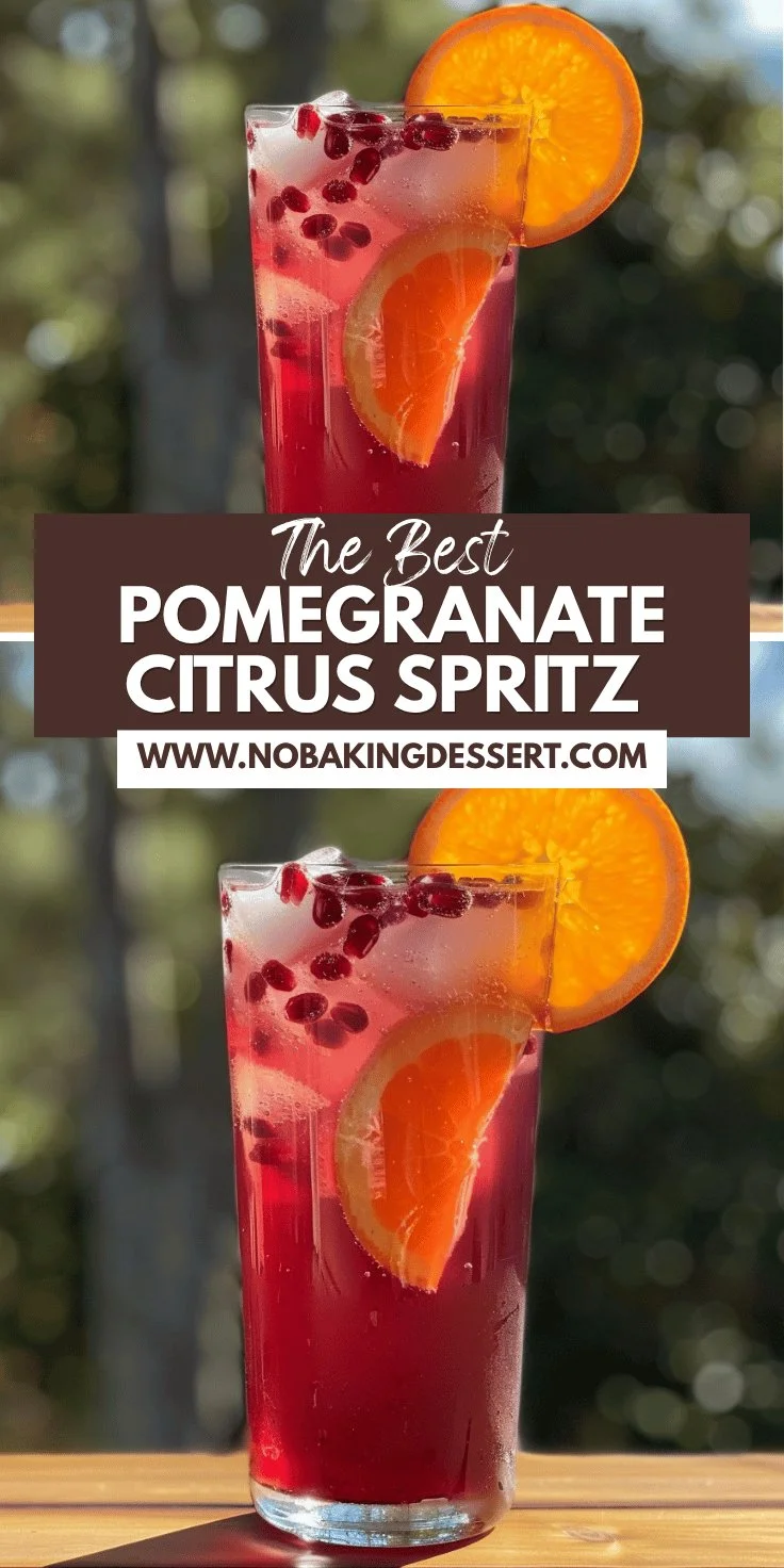 Sparkling Pomegranate Citrus Spritz