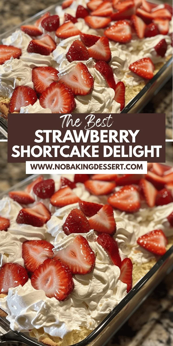 Strawberry Shortcake Icebox Cake