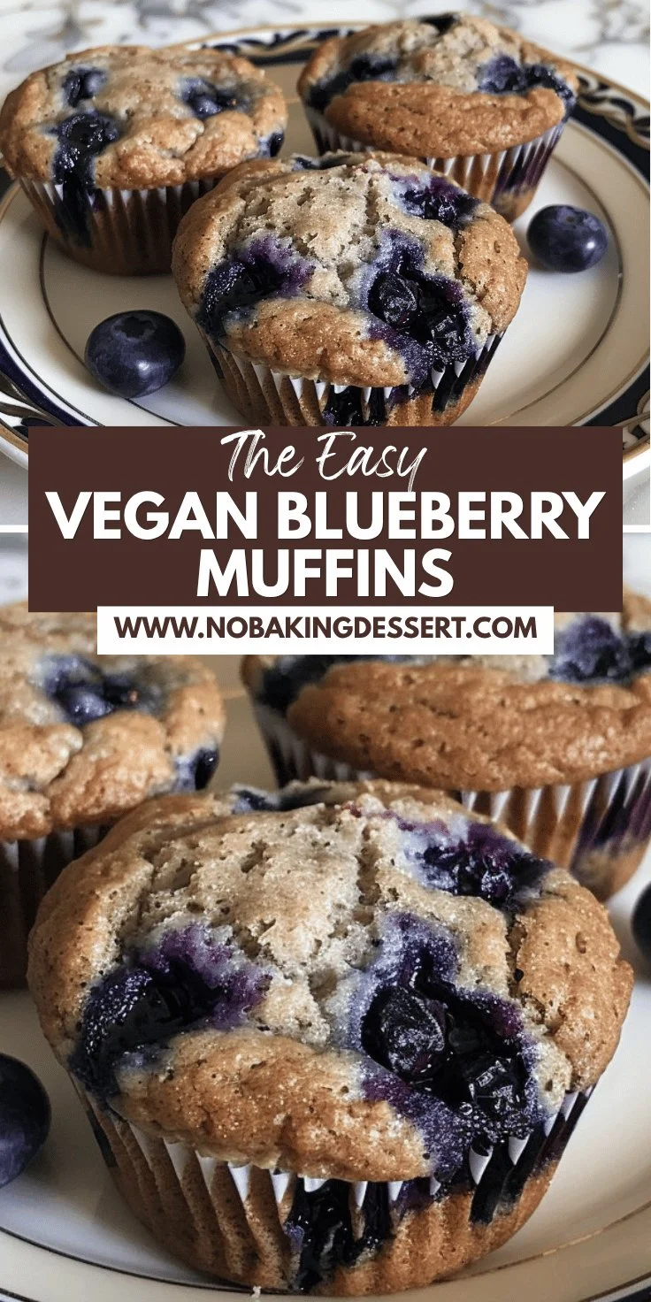 Vegan Blueberry Muffins: Easy and Healthy