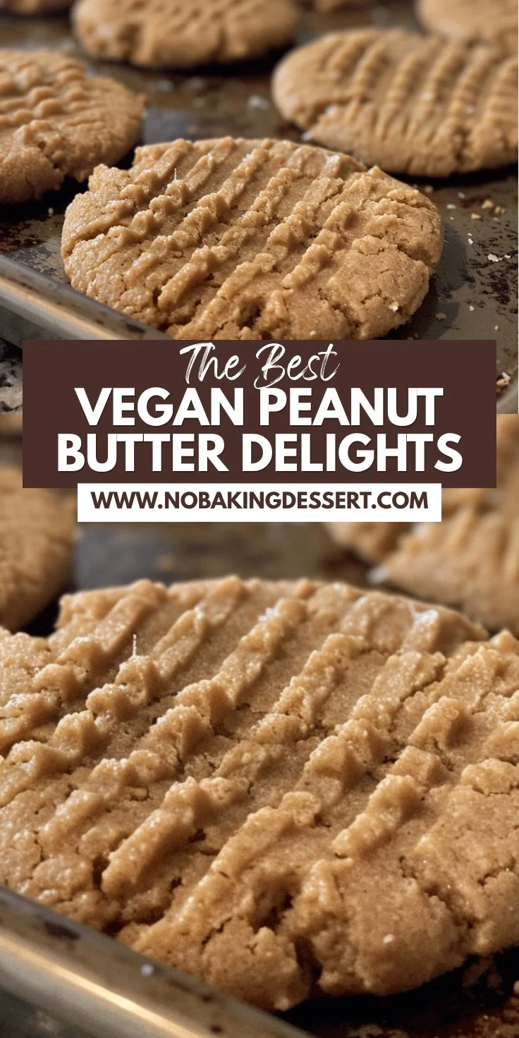 Vegan Peanut Butter Cookies